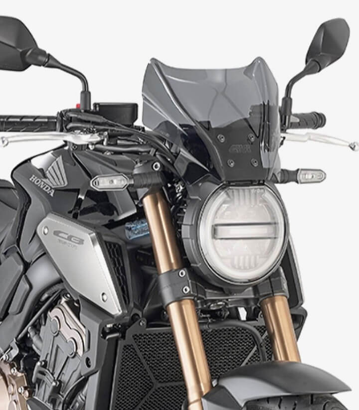 Cúpula Ahumada Givi 1173S para Benelli 502 C Honda CB 650 1000 R