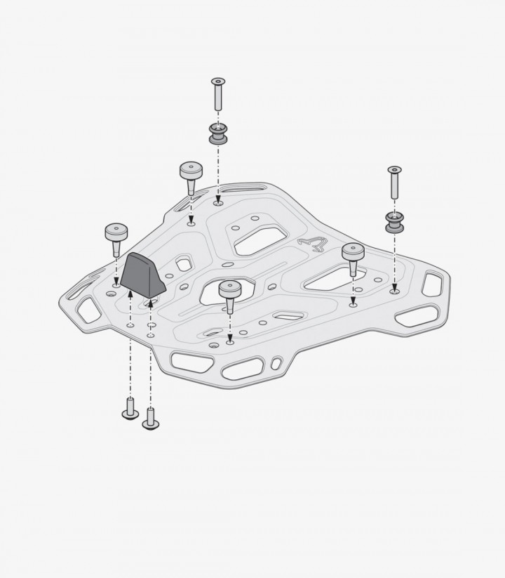 Maleta Superior con Soporte DUSC L Negra 41 L CFMOTO 800MT (21), 700MT (24) SW-MOTECH GPT.10.032.65002/B GPT.10.032.65002/B
