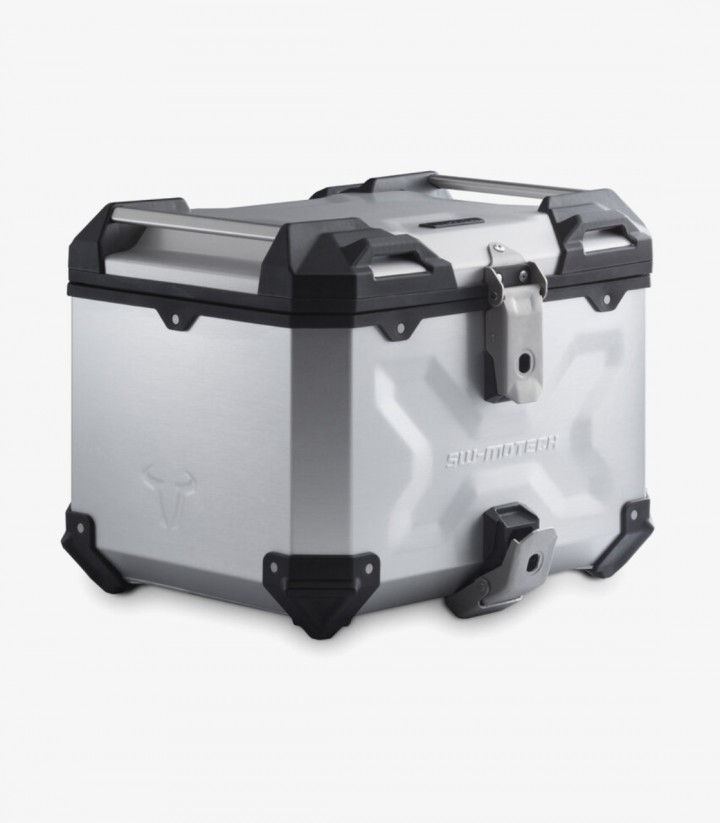 Maleta Superior con Soporte TRAX ADV Plateada 38 L CFMOTO 800MT (21), 700MT (24) SW-MOTECH GPT.10.032.70001/S GPT.10.032.70001/S