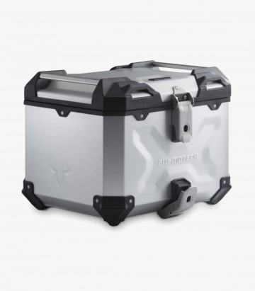 Maleta Superior con Soporte TRAX ADV Plateada 38 L CFMOTO 800MT (21), 700MT (24) SW-MOTECH GPT.10.032.70001/S