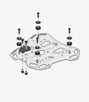 Maleta Superior con Soporte TRAX ADV Plateada 38 L CFMOTO 450MT (23), 800MT-X (24) SW-MOTECH GPT.10.625.70001/S GPT.10.625.70...