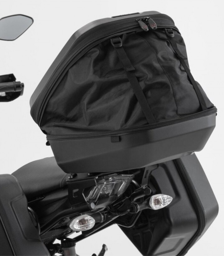 SW-MOTECH URBAN ABS 16-29 L Top Case with Carrier for Triumph Street Triple 675 (12-16), Street Triple 765 (19-24) Black GPT....