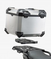 Maleta Superior con Soporte TRAX ADV Plateada 38 L Triumph Sprint ST 1050 (05-15), Tiger 1050 SE (11-12) SW-MOTECH GPT.11.527...