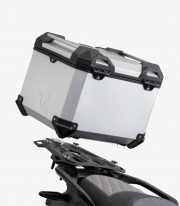 Maleta Superior con Soporte TRAX ADV Plateada 38 L Triumph Tiger 800 (10-18), Tiger 1200 XRX Low (17) SW-MOTECH GPT.11.747.70...