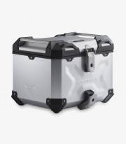 Maleta Superior con Soporte TRAX ADV Plateada 38 L Triumph Tiger Explorer / Tiger 1200 (11-18) SW-MOTECH GPT.11.900.70000/S G...