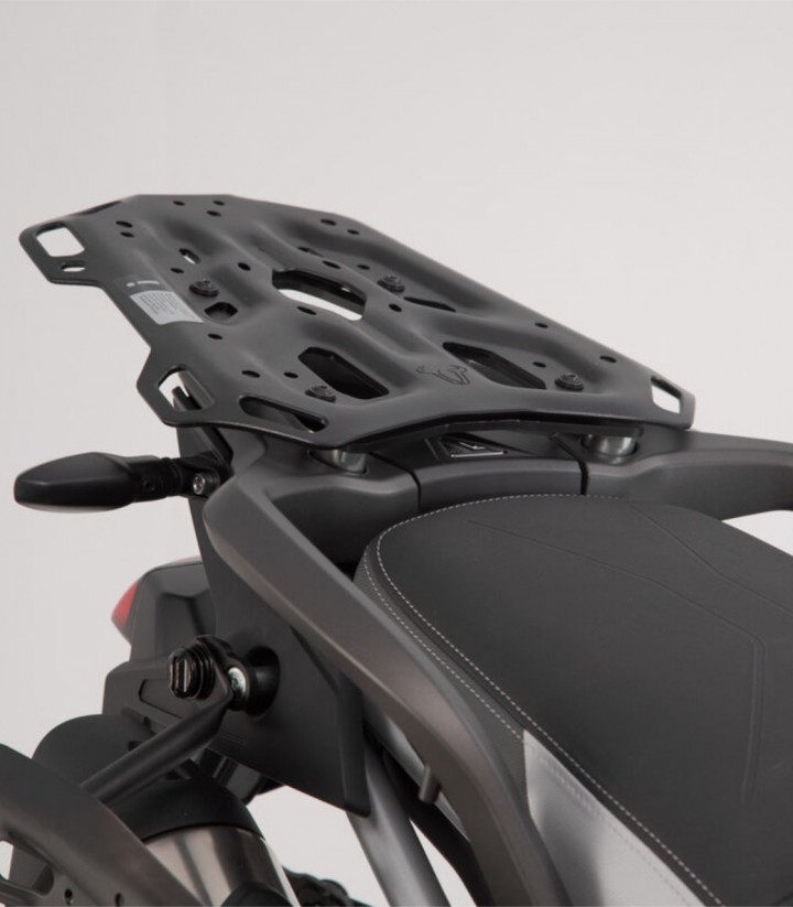 Maleta Superior con Soporte TRAX ADV Negra 38 L Triumph Tiger 900 (19-23), Tiger 1200 (22), Tiger 850 Sport (21) SW-MOTECH GP...