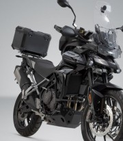 SW-MOTECH 38 L TRAX ADV Side Case with Carrier for Triumph Tiger 900 (19-23), Tiger 1200 (22), Tiger 850 Sport (21) Black GPT...