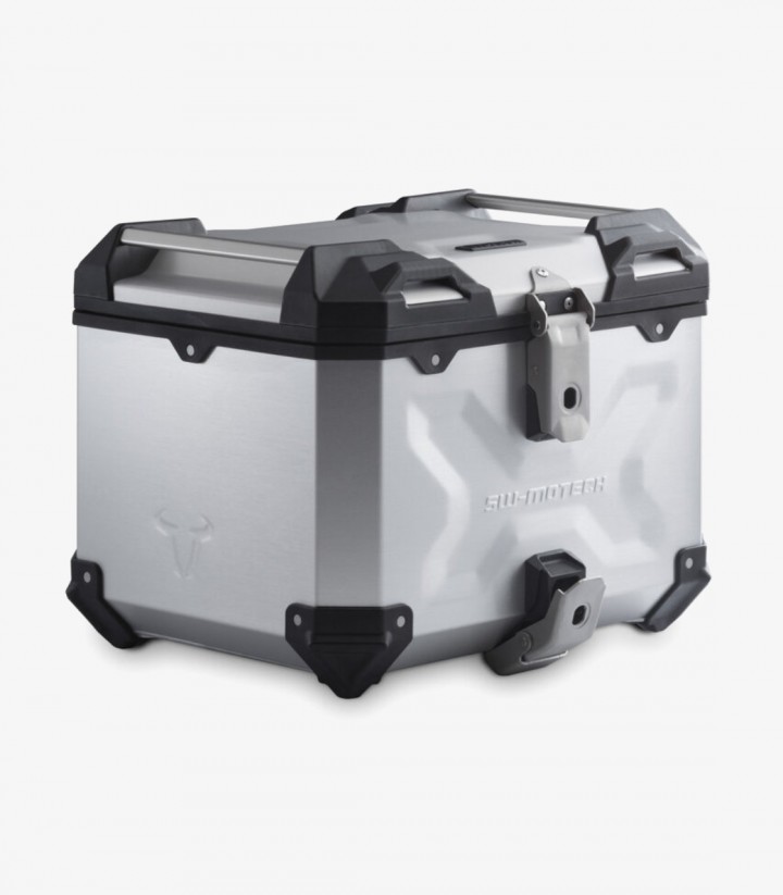 Topcase mit Träger TRAX ADV Silber 38 L Aprilia Tuareg 660 (21-24) SW-MOTECH GPT.13.849.70000/S