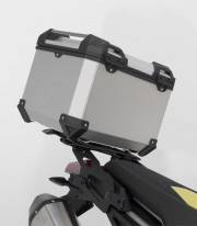 SW-MOTECH 38 L TRAX ADV Side Case with Carrier for Aprilia Tuareg 660 (21-24), Tuareg Rally 660 (24) Silver GPT.13.849.70000/...