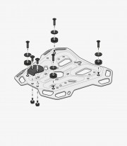 Maleta Superior con Soporte TRAX ADV Plateada 38 L Moto-Guzzi Stelvio (23) SW-MOTECH GPT.17.624.70000/S GPT.17.624.70000/S