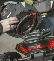 GIVI EASY07 11-14 L Seatlock / Tanklock Seat Bag in Black and Grey