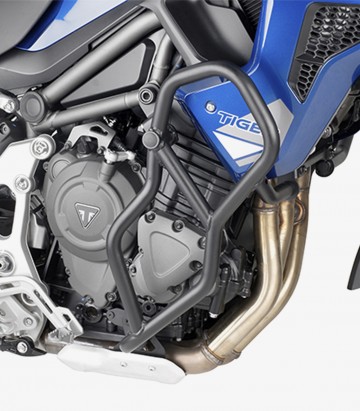 GIVI Tubular Engine Guards Triumph Tiger 1200 GT/GT Pro (22-26) in Black TN6422