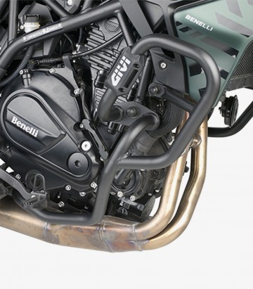 GIVI Tubular Engine Guards Benelli TRK 702 (23-25), TRK 702 X (23-25), QJ Motor SRT 700 SX (25-26) in Black TN8717
