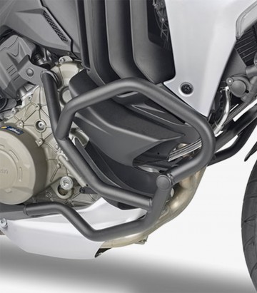 GIVI Tubular Engine Guards Ducati Multistrada V4/V4 S (21-26) in Black TN7413