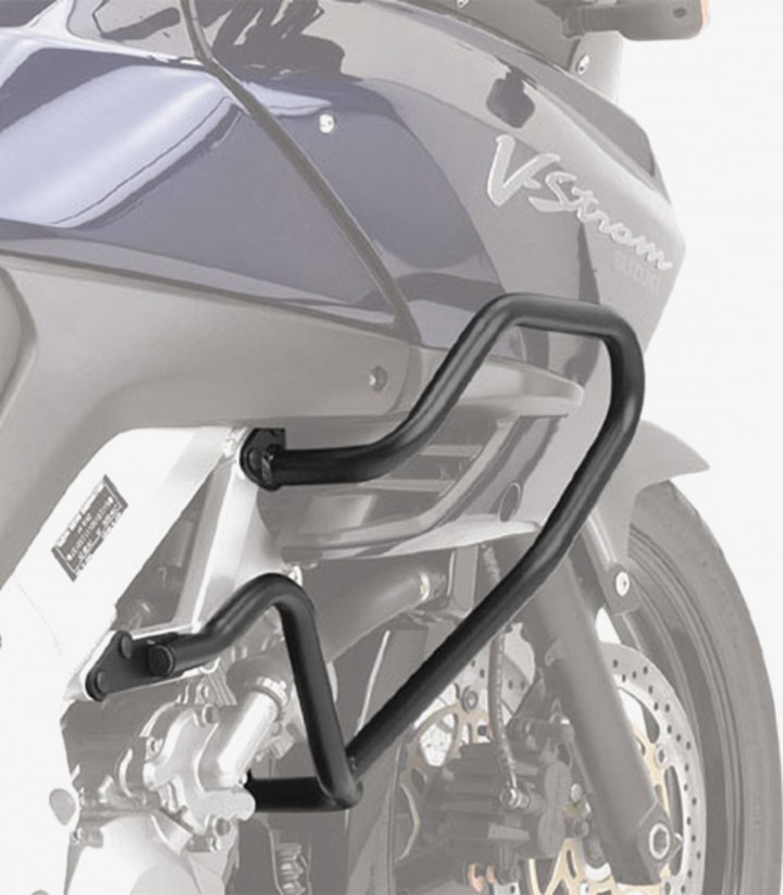 Defensas Tubulares GIVI Kawasaki KLV 1000 (04-10), Suzuki DL 1000 V-Strom (02-11) en Negro TN528