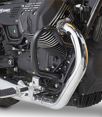 Defensas Tubulares GIVI Moto Guzzi V7 III Stone/Special (17-20), V7 850 Stone/Special (21-26), V9 Roamer/Bobber (16-24) en Negro