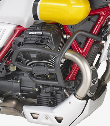 Defensas Tubulares GIVI Moto Guzzi V85 TT (19-26) en Negro TN8203