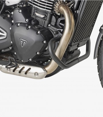 Defensas Tubulares GIVI Triumph Scrambler 400 X (24-26), Speed 400 (24-26) en Negro TN6424