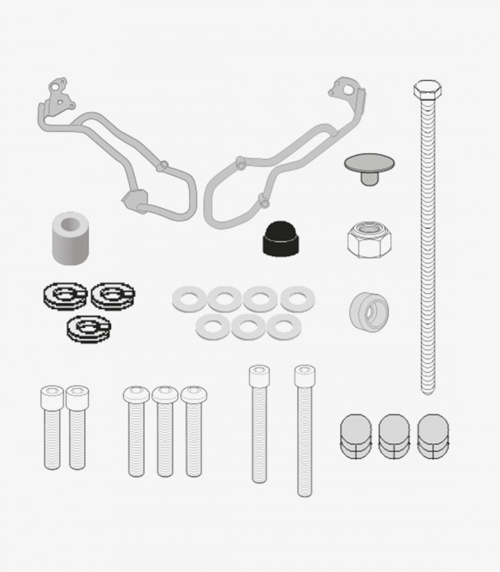 Defensas Tubulares GIVI Yamaha Tracer 9/GT (21-24) en Negro TN2159B
