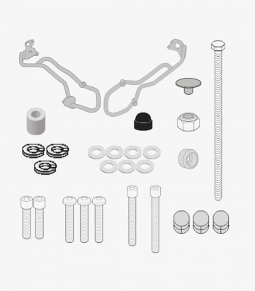 Defensas Tubulares GIVI Yamaha Tracer 9/GT (21-24) en Negro TN2159B
