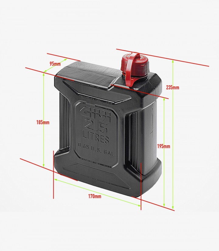 Bidón Homologado GIVI TAN01 2,5 L