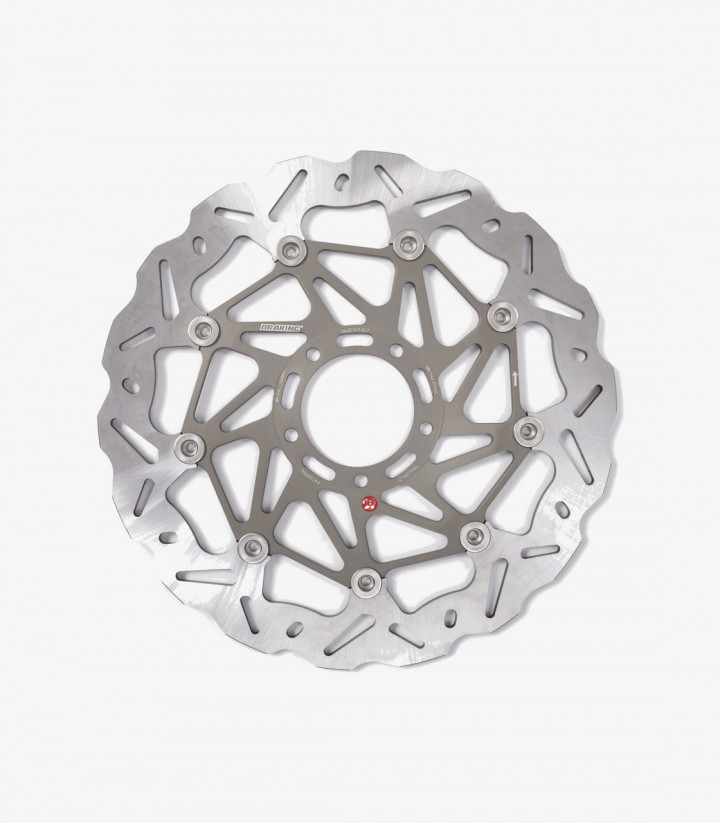 Disco de Freno Delantero Izquierdo Braking WK134L W-FLO SK2 Ø330mm para Varios modelos de Ducati