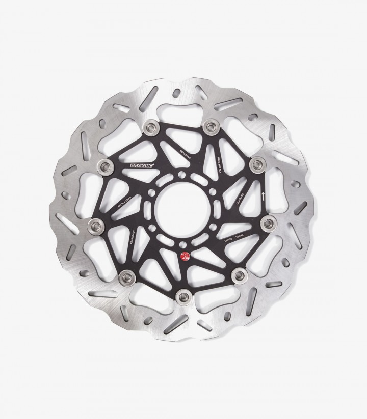 Disco de Freno Delantero Izquierdo Braking WK015L W-FLO SK2 Ø300mm para Varios modelos de Aprilia, Cagiva, Ducati, Indian, Moto 