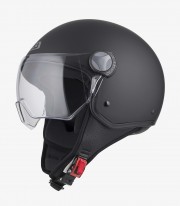 NZI Capital Vision Plus Matt Black Open Face Helmet 150320G067