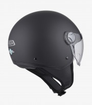 NZI Capital Vision Plus Matt Black Open Face Helmet 150320G067