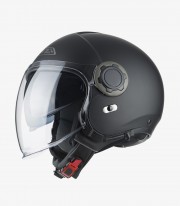 NZI Ringway Duo Matt Black Open Face Helmet 150322G067