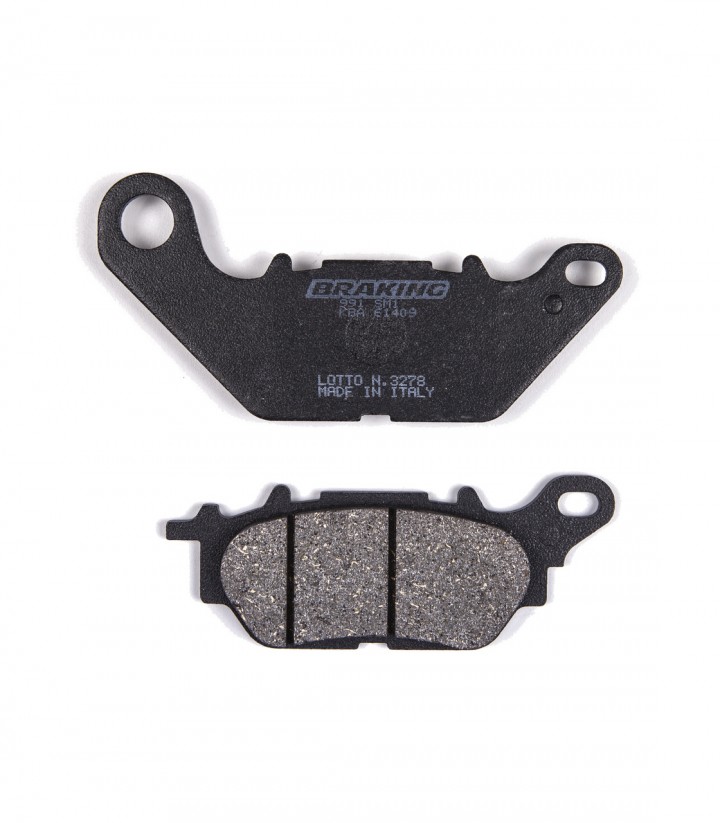 Pastillas de Freno Braking Semimetálicas Yamaha GPD N-Max 125/155 ABS (15-23), Tricity 300 (20-23) 991SM1