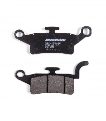 Pastillas de Freno Braking Semimetálicas MBK YW Z 125(10), Yamaha BWS 125(10-11), Xenter 125(12-19), Xenter 150(12-17) 961SM1