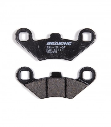 Braking Semi-metallic Brake Pads for Peugeot Metropolis 400 (15-16) 986SM1