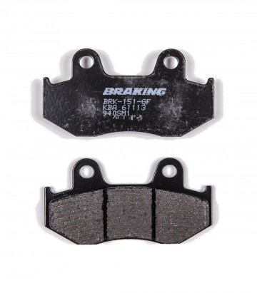 Pastillas de Freno Braking Semimetálicas Honda NHX 110(08-09), SCV Lead 110(08-09), Suzuki Burgman 250 (98-03), Burgman 400 (99-