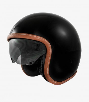 LEM Sport Black Open Face Helmet