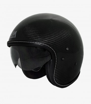 LEM Sport Carbono Black Open Face Helmet