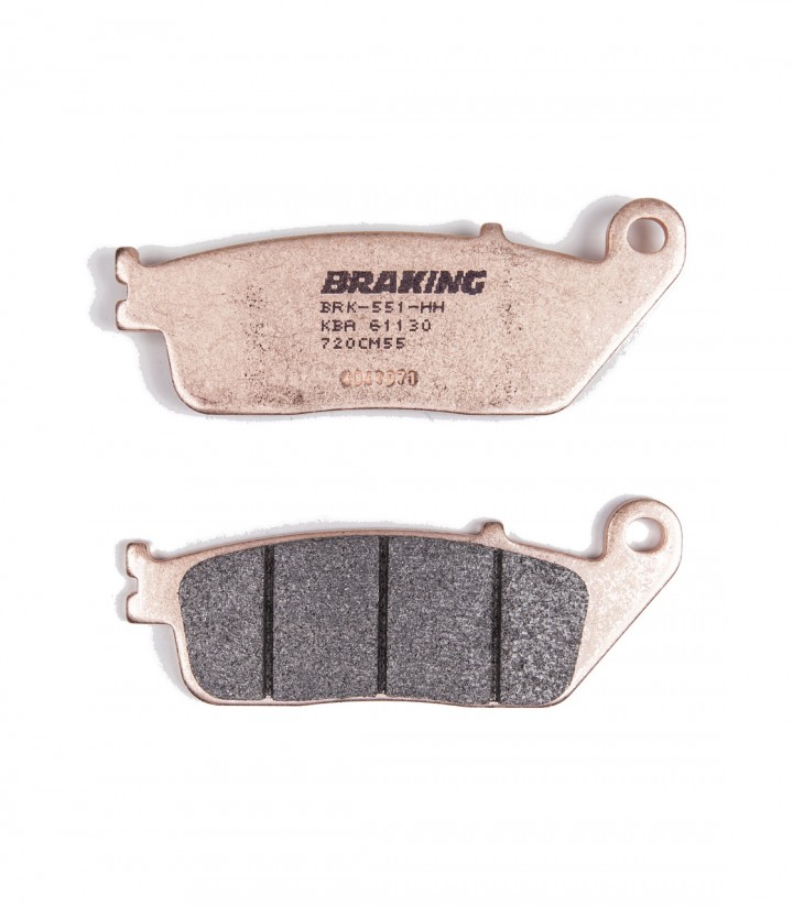 Pastillas de Freno Braking Sinterizadas para Varios modelos de Honda, Kymco, Suzuki, Triumph y Yamaha 720CM55
