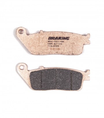 Braking Sintered Brake Pads for Various models of BMW, Buell, Cagiva, Honda, Kawasaki, Kymco, Peugeot, Suzuki, SWM, Triumph, Vog
