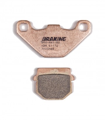 Braking Sintered Brake Pads for Various models of Adly, Aeon, Aprilia, Bombardier, Derbi, Factory, Kawasaki, MZ, PGO, Polaris & 