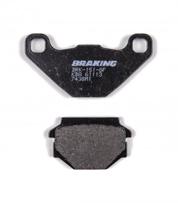 Pastillas de Freno Braking Semimetálicas para Varios modelos de Agrati Garelli, Aprilia, Fantic, Gilera, Honda y MZ 743SM1