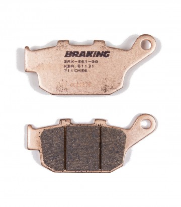 Pastillas de Freno Braking Sinterizadas para Varios modelos de Buell, Honda, Suzuki, Triumph, Yamaha y Zontes 711CM56