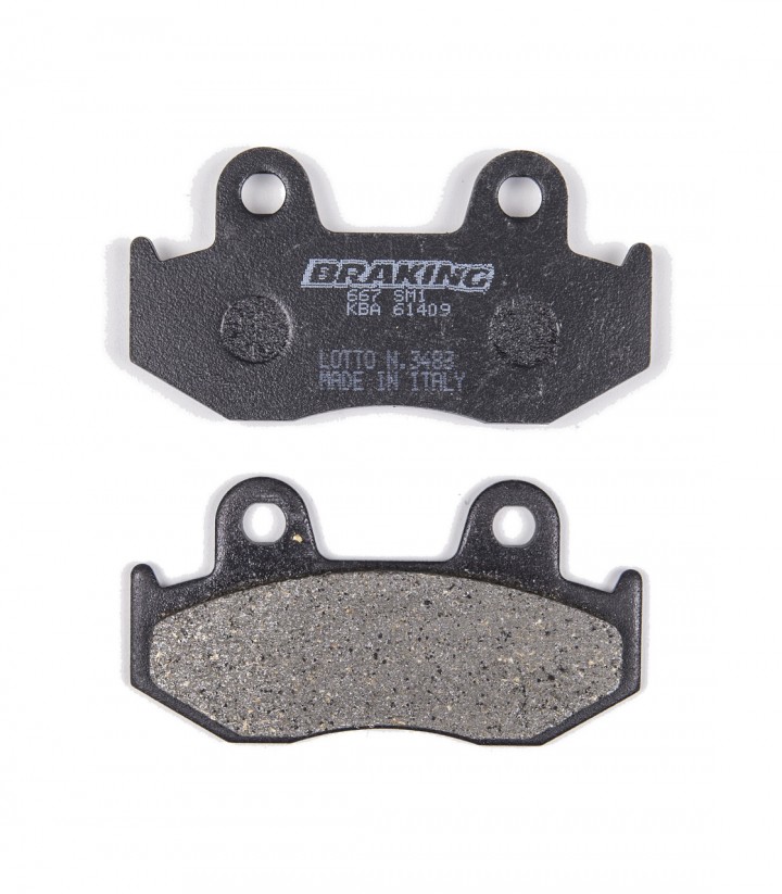 Bremsbeläge Braking Halbmetall several Honda models 667SM1