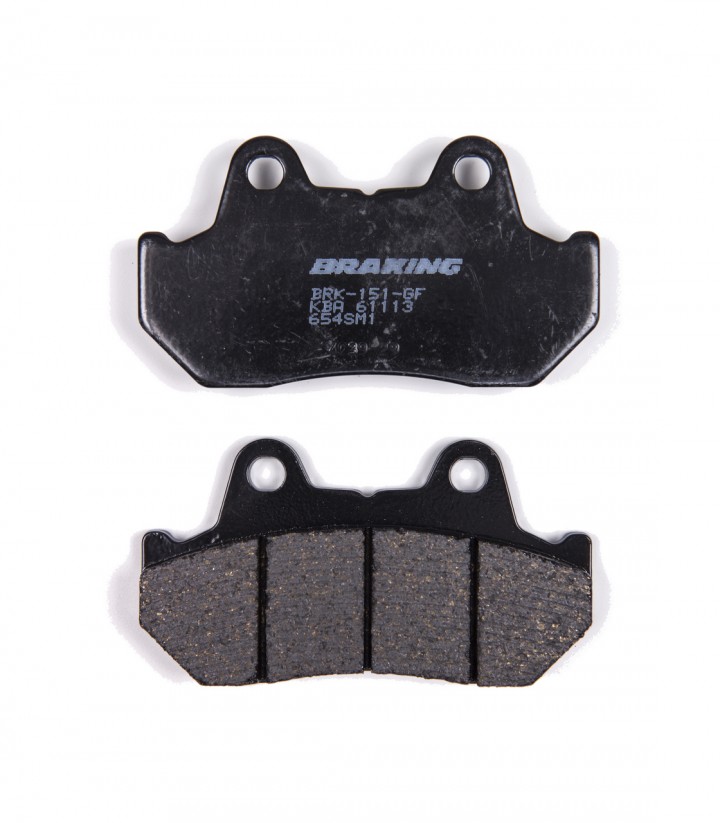 Bremsbeläge Braking Halbmetall several Honda models 654SM1