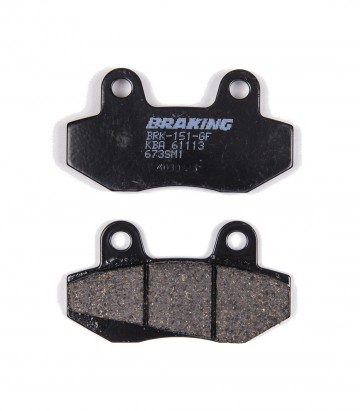Braking Semi-metallic Brake Pads for Various models of Honda, Hyosung, Kymco, Sachs & SYM 673SM1