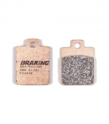 Pastillas de Freno Braking Sinterizadas para Varios modelos de Derbi, Gilera, Peugeot, Piaggio y SYM P30808