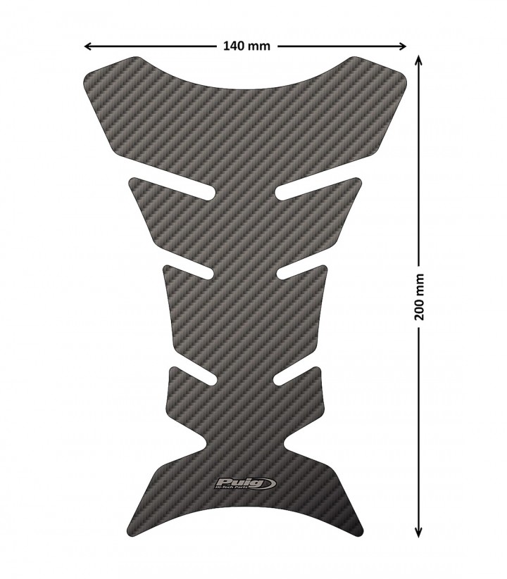 Tankpad Performance in der Farbe Carbon von Puig 4051C
