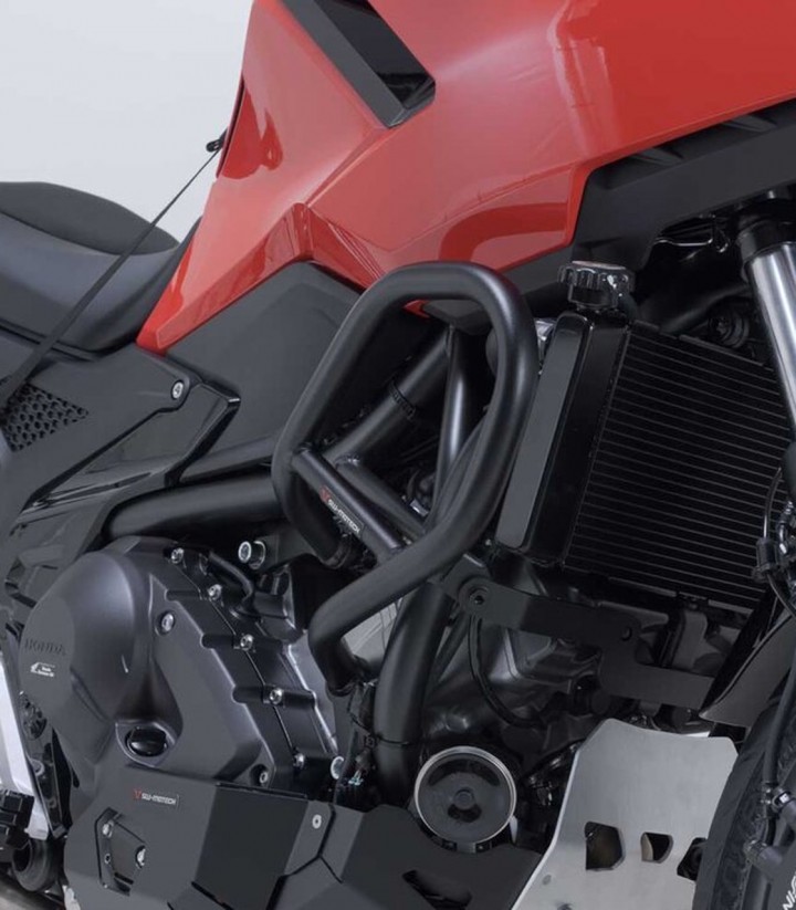 Defensas de Motor SW-MOTECH Honda NC700 (11-14), NC750S (14-16), NC750X (14-24) en Negro SBL.01.132.10002/B