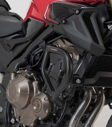 Defensas de Motor SW-MOTECH Honda CB500 Hornet (23), CB500F (12-18) en Negro SBL.01.399.10001/B