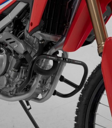 Defensas de Motor SW-MOTECH Honda CRF250L (12-17), CRF300L (20-24) en Negro SBL.01.877.10001/B