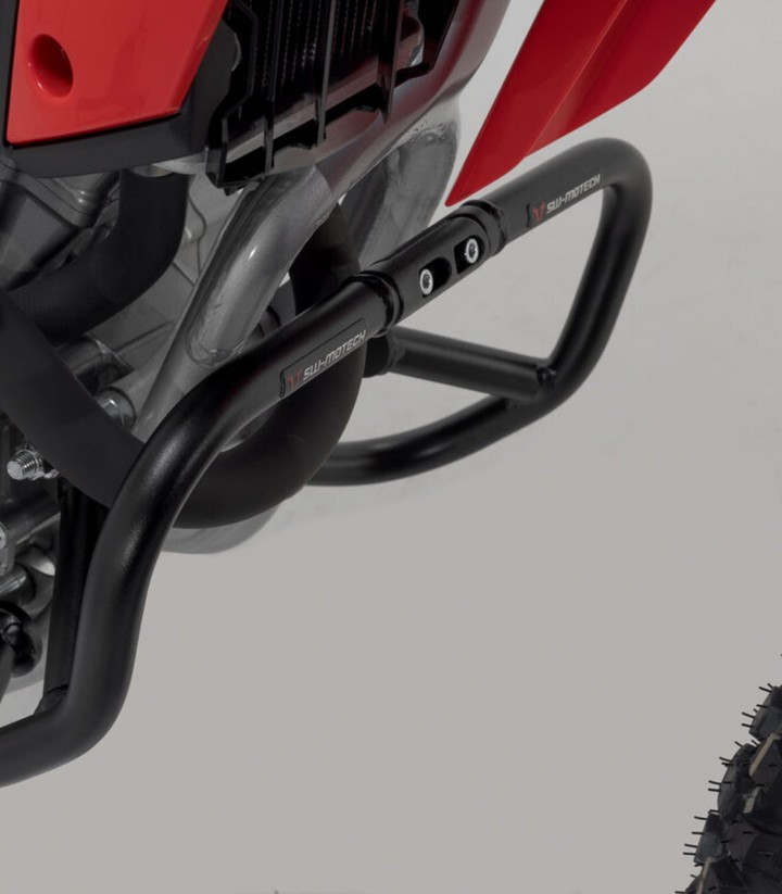 Defensas de Motor SW-MOTECH Honda CRF250L (12-17), CRF300L (20-24) en Negro SBL.01.877.10001/B